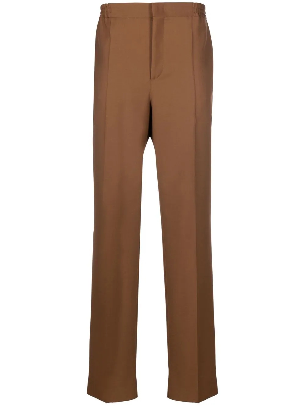 tailored straight-leg trousers - 1