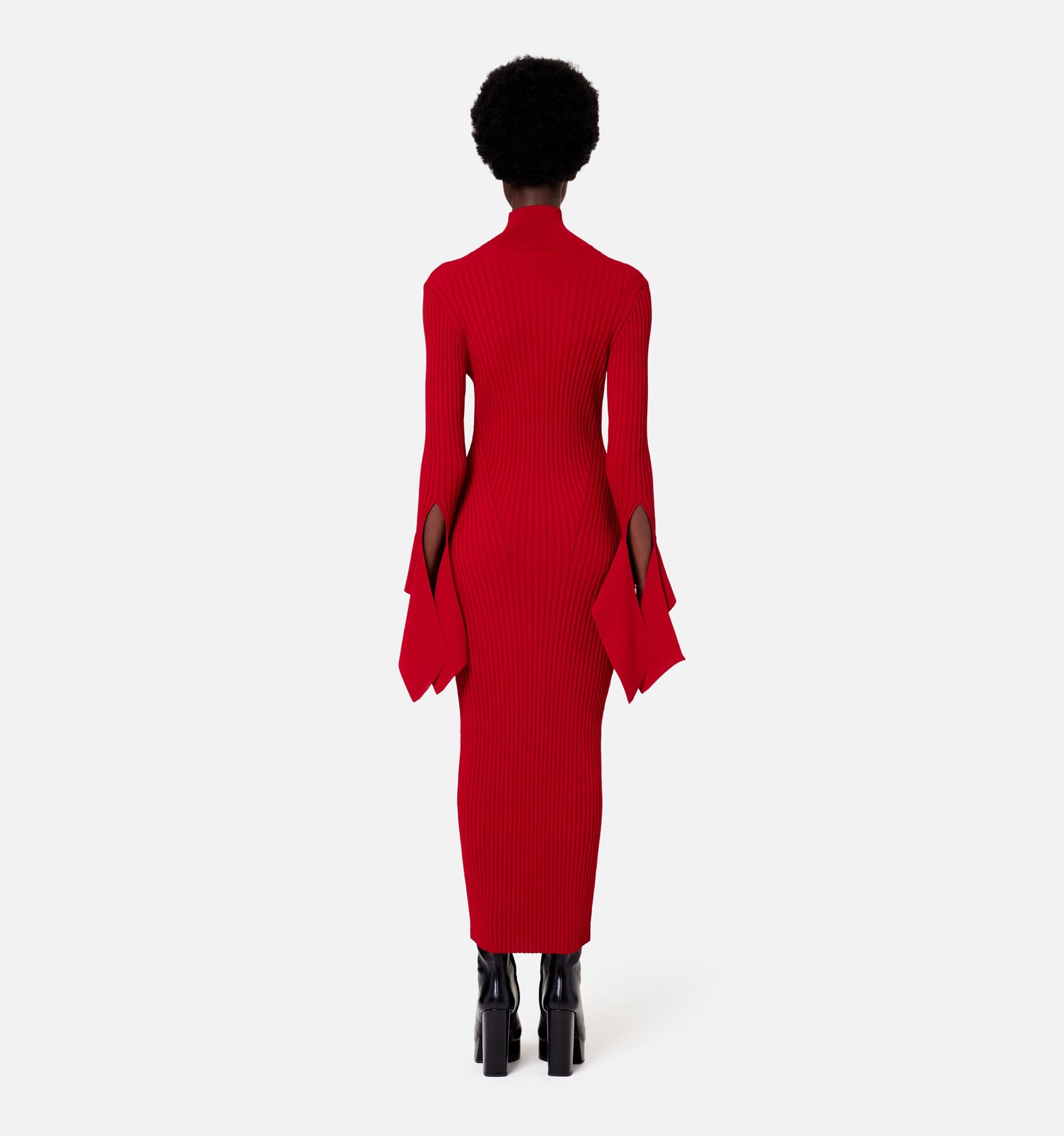 Ribbed Dress - 5