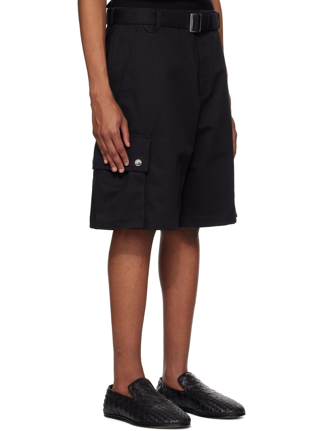 Black La Casa 'The cargo bermuda' Shorts - 2