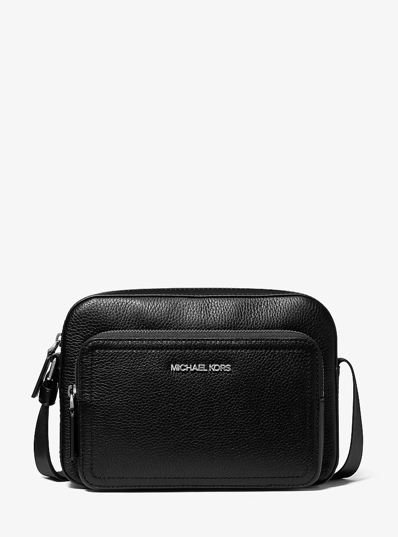 Cooper Pebbled Leather Utility Crossbody Bag 1