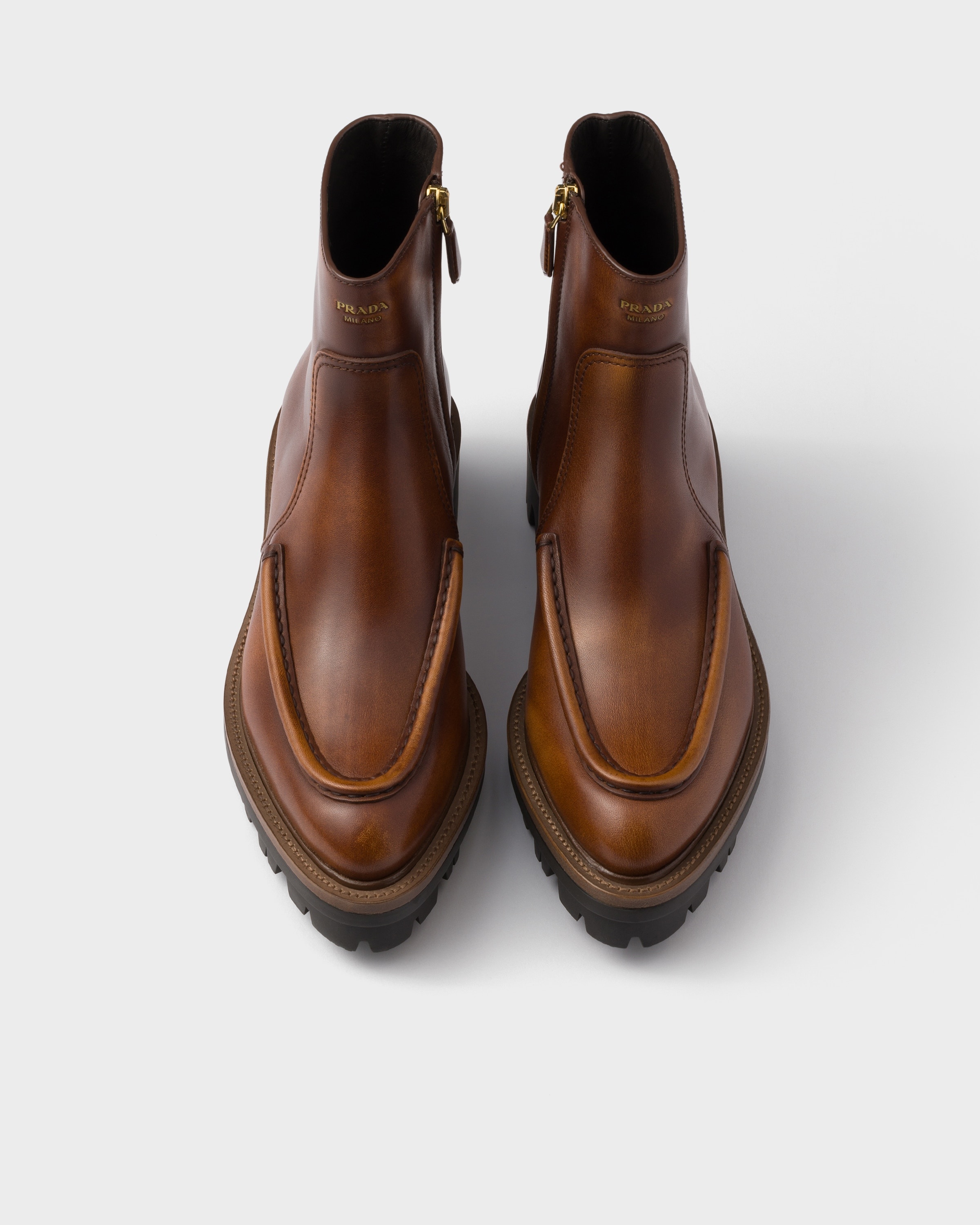 Leather booties - 3