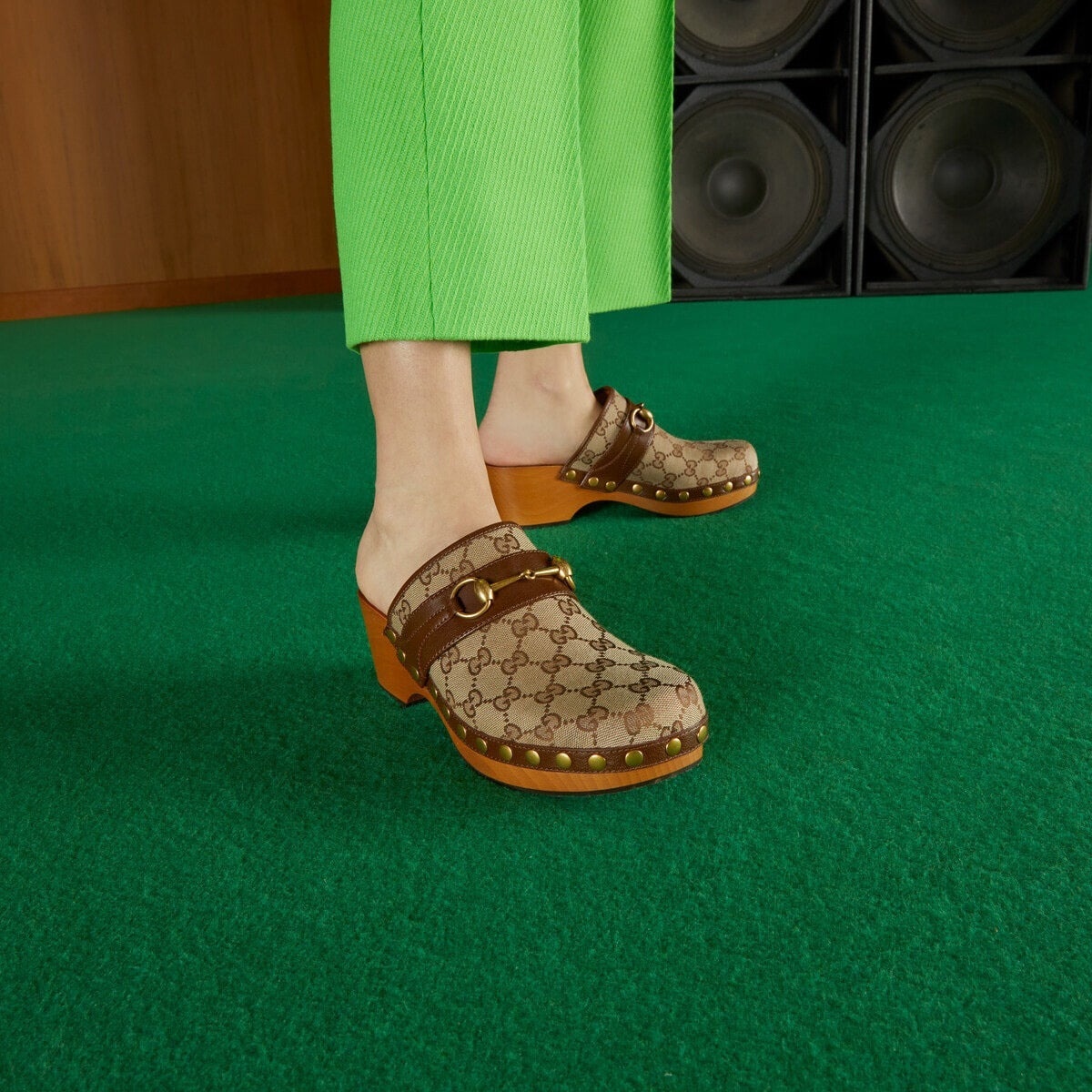 Gucci Horsebit GG Clogs - 4
