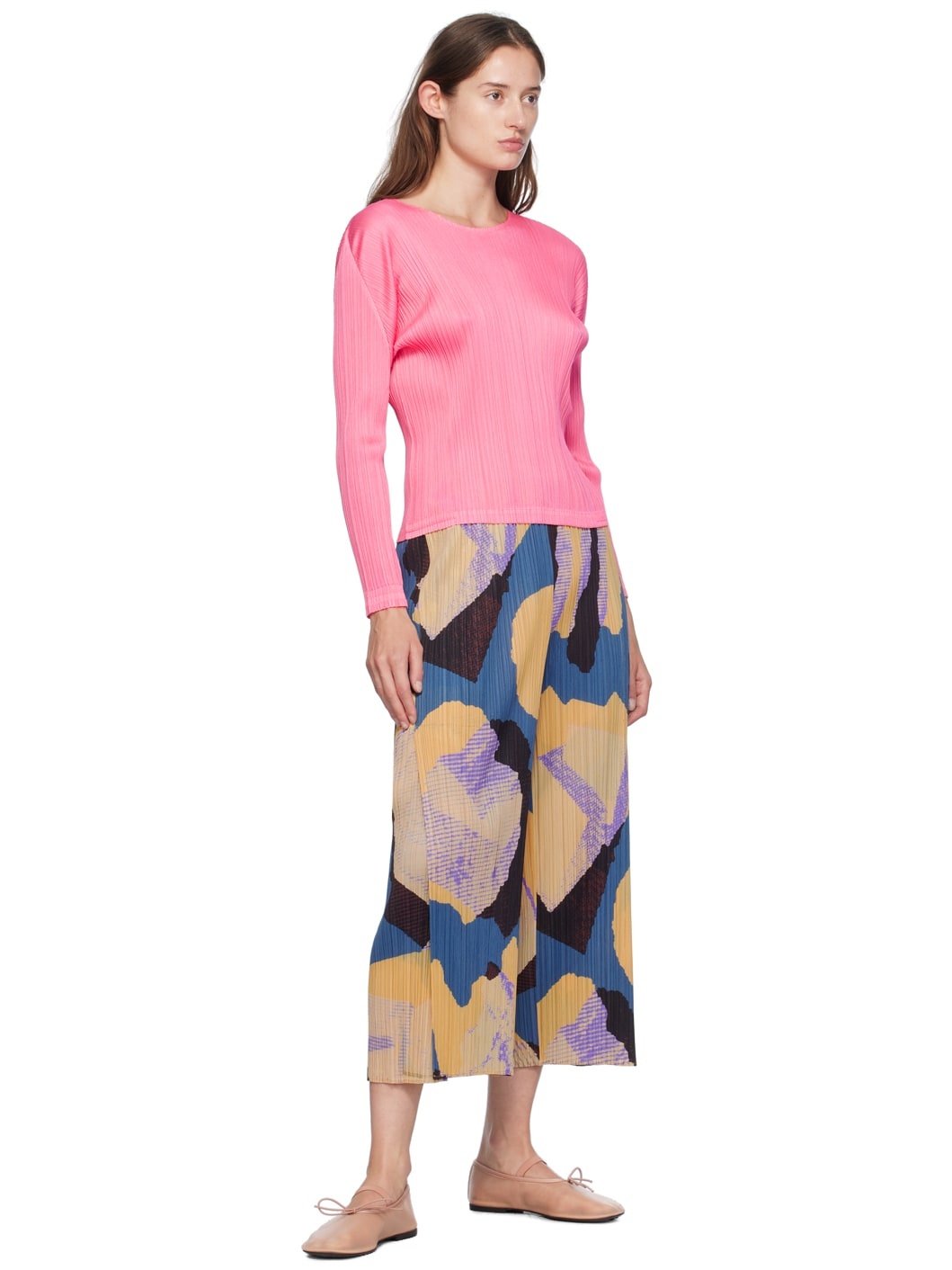 Navy & Orange Meteorite Trousers - 4