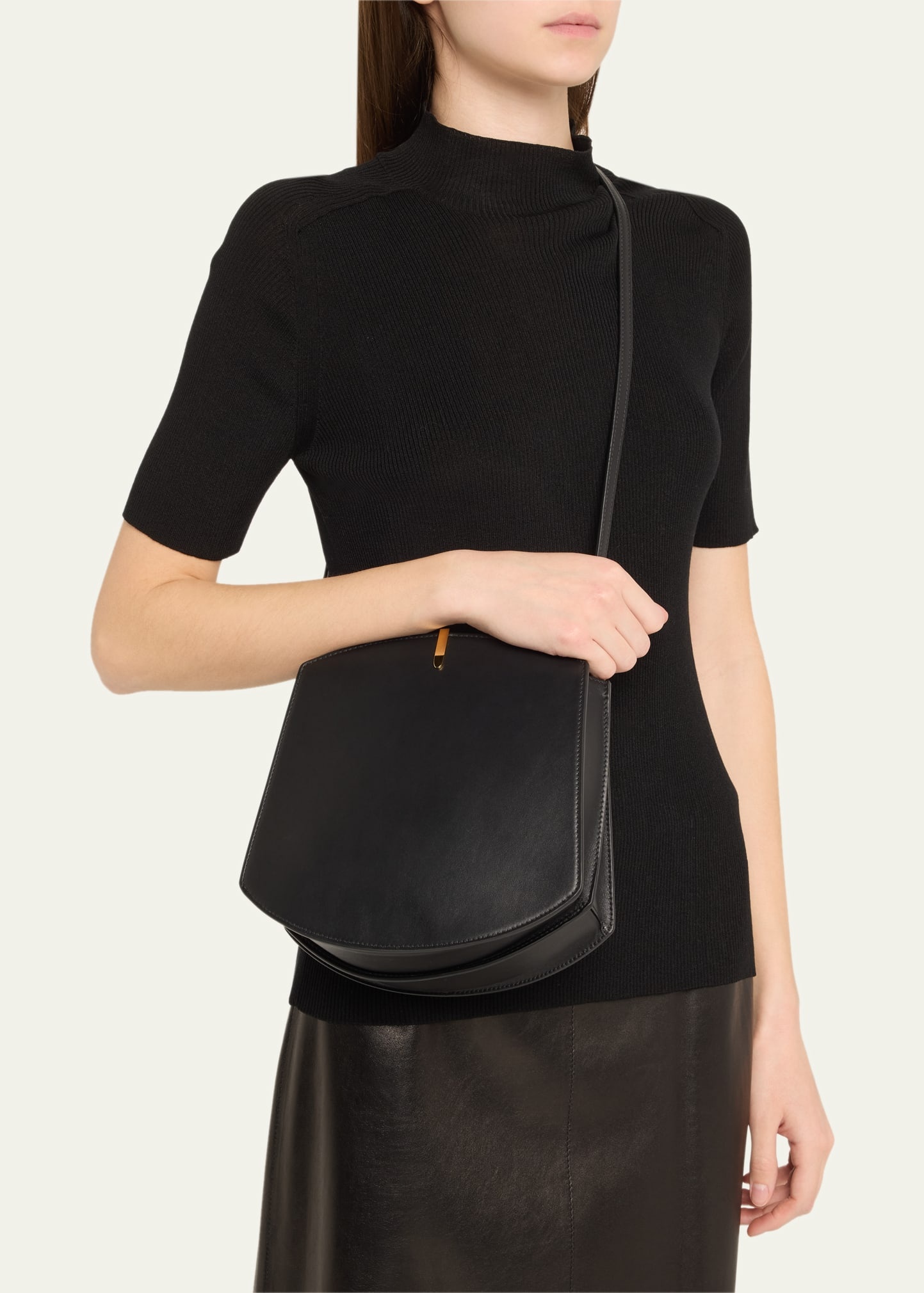 The Florence Calf Leather Crossbody Bag - 2
