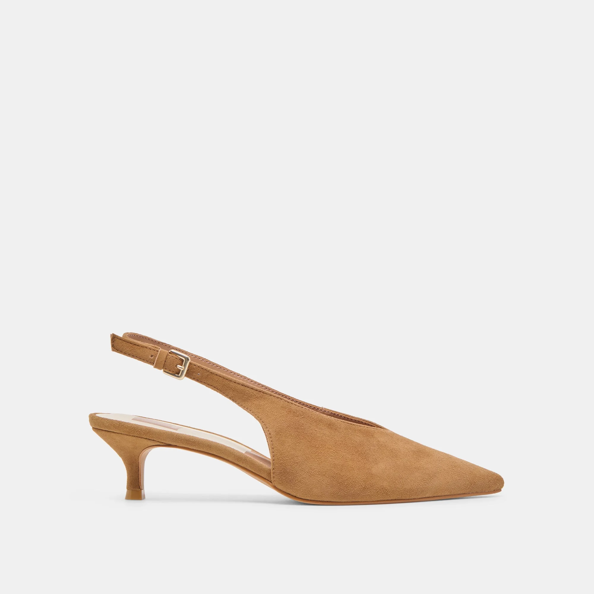 ALENNA HEELS LT BROWN SUEDE - 1