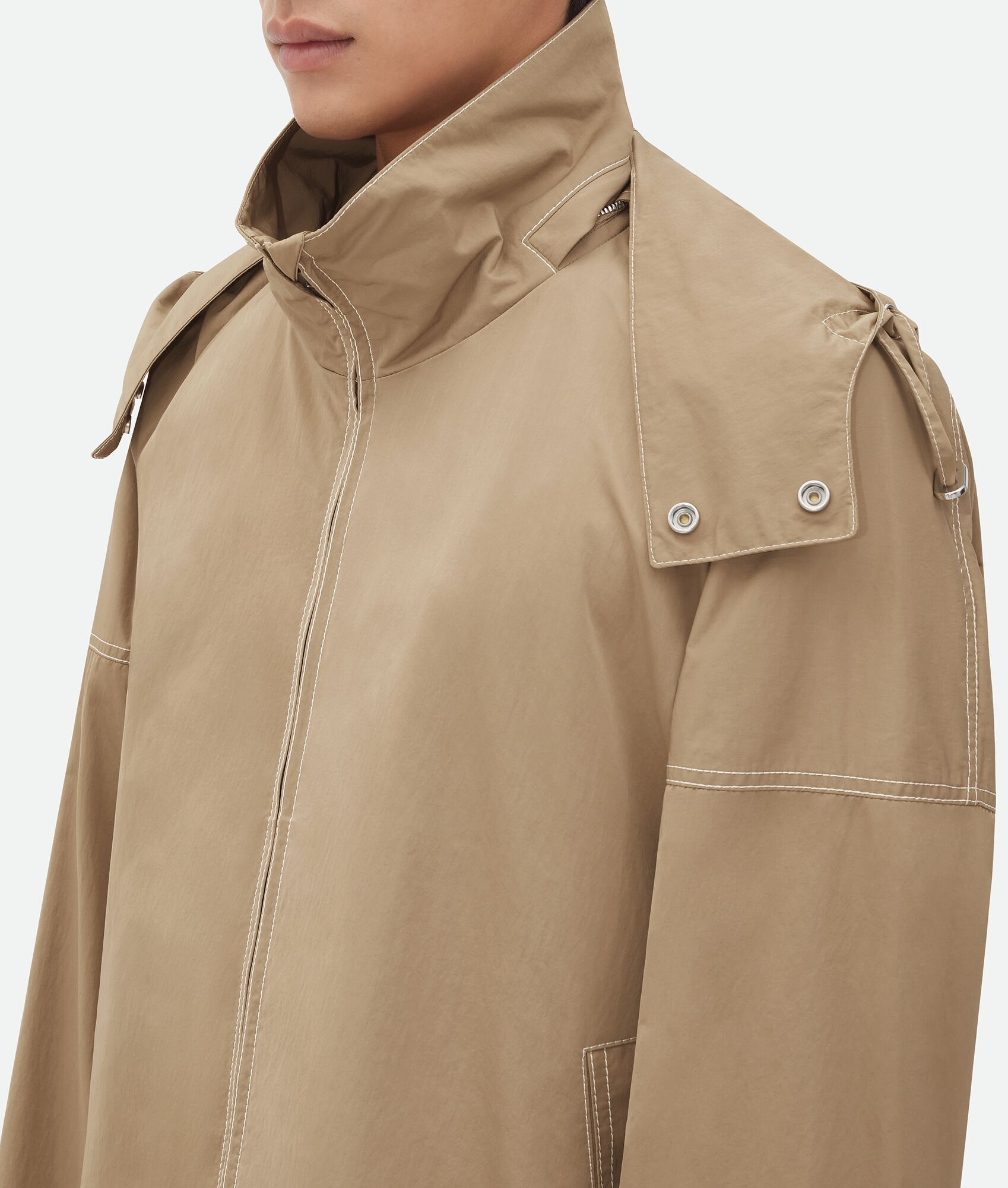 Tech Nylon Hooded Blouson - 4