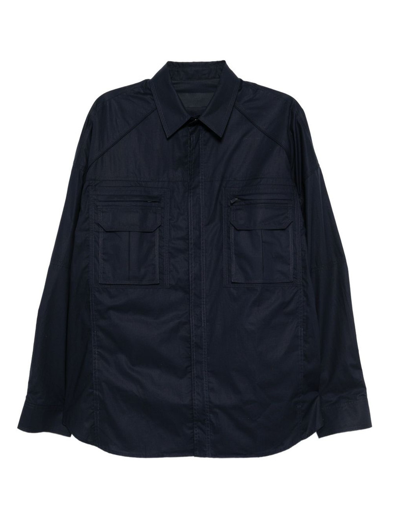 military zip-up shirt 1