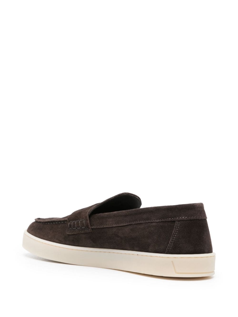 penny-slot suede loafers - 3