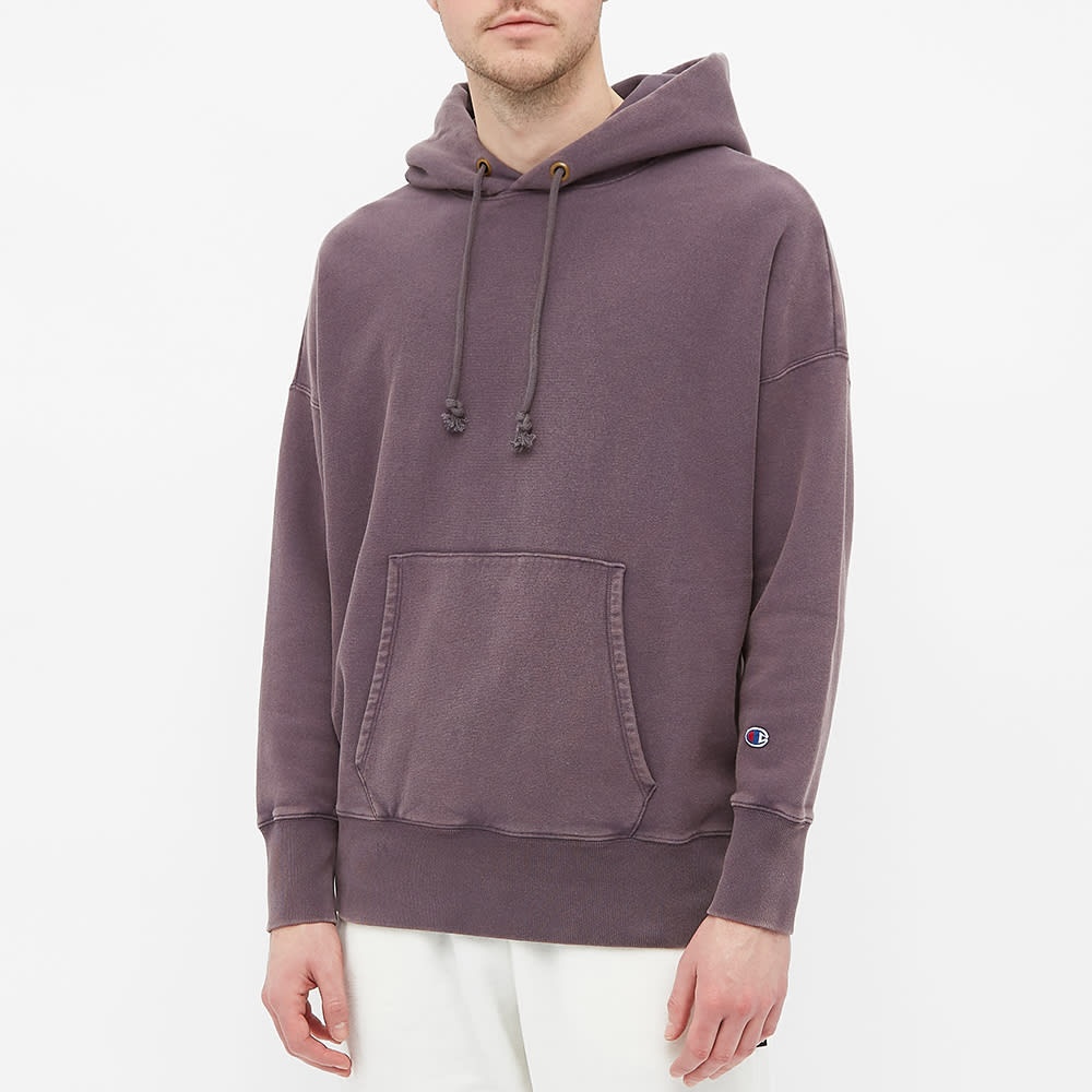 Champion Reverse Weave Garment Dyed Popover Hoody - 4