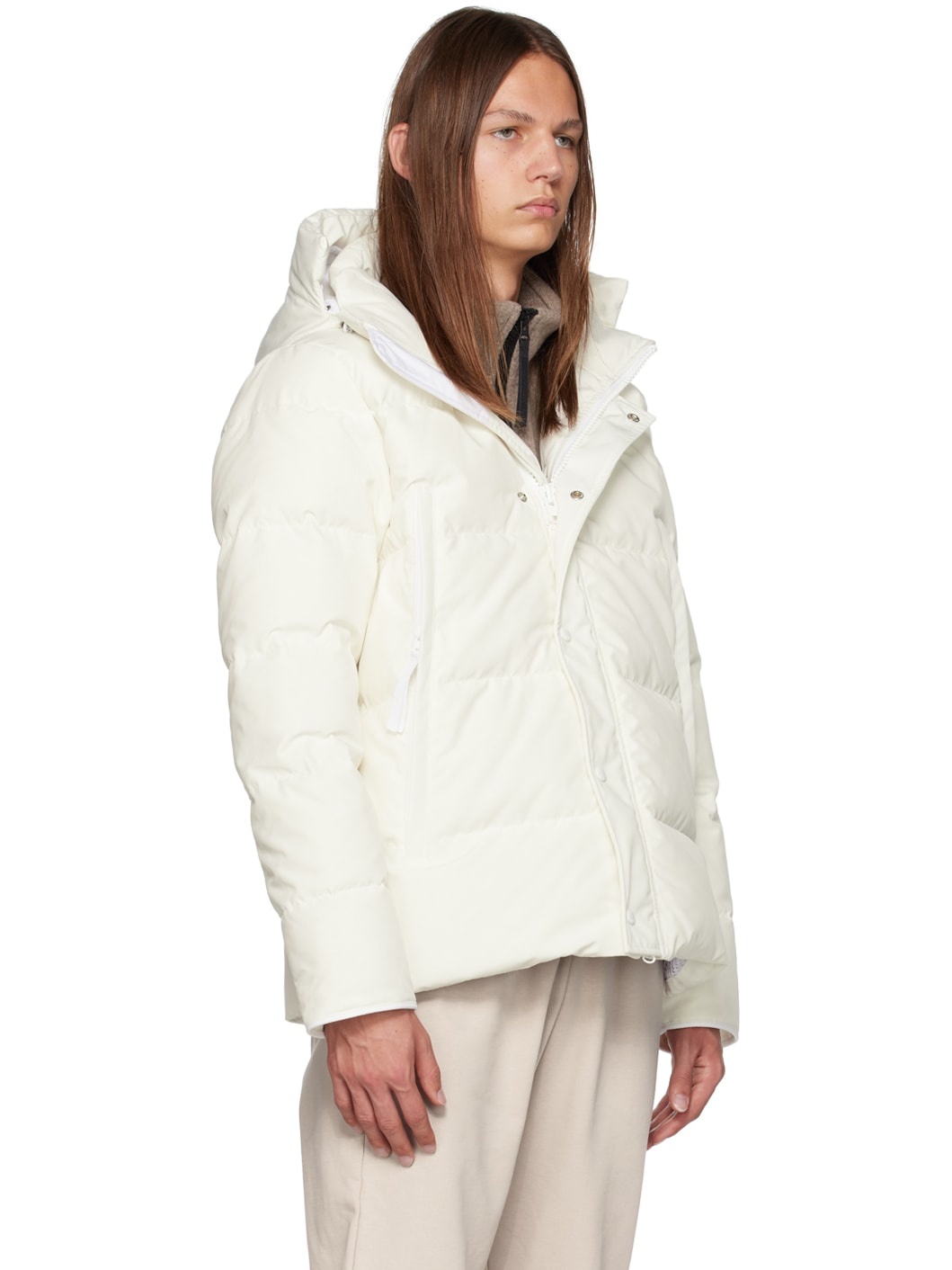 White HUMANATURE Wyndham Down Jacket - 2