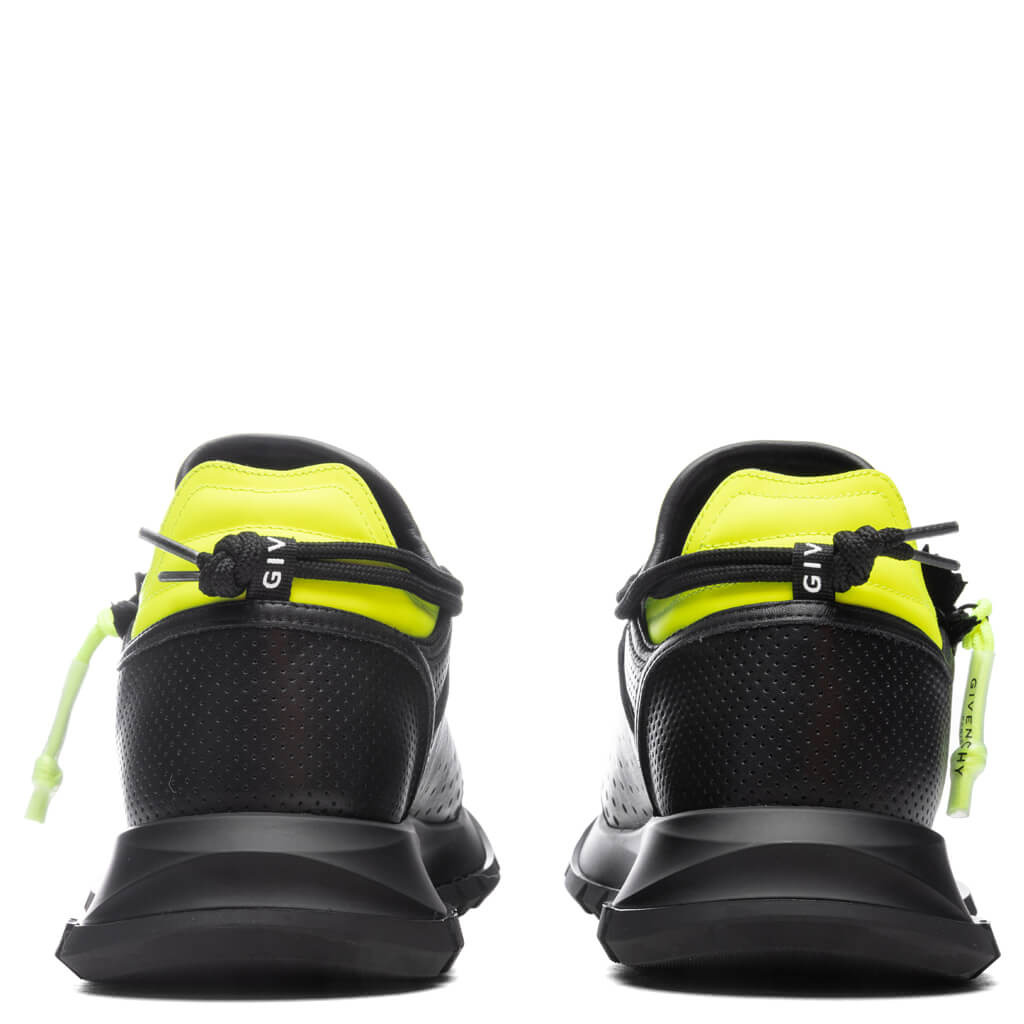GIVENCHY SPECTRE RUNNER LOW WITH ZIP - BLACK/YELLOW - 4