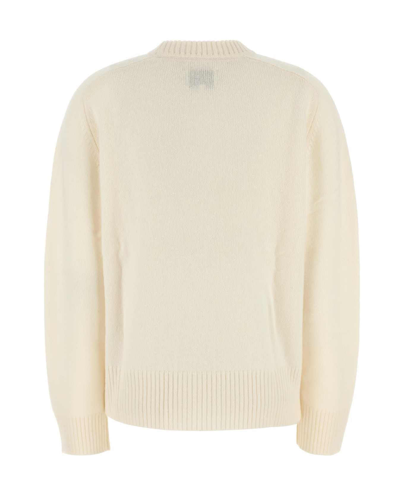 Ivory Cashmere Baltra Sweater - 2