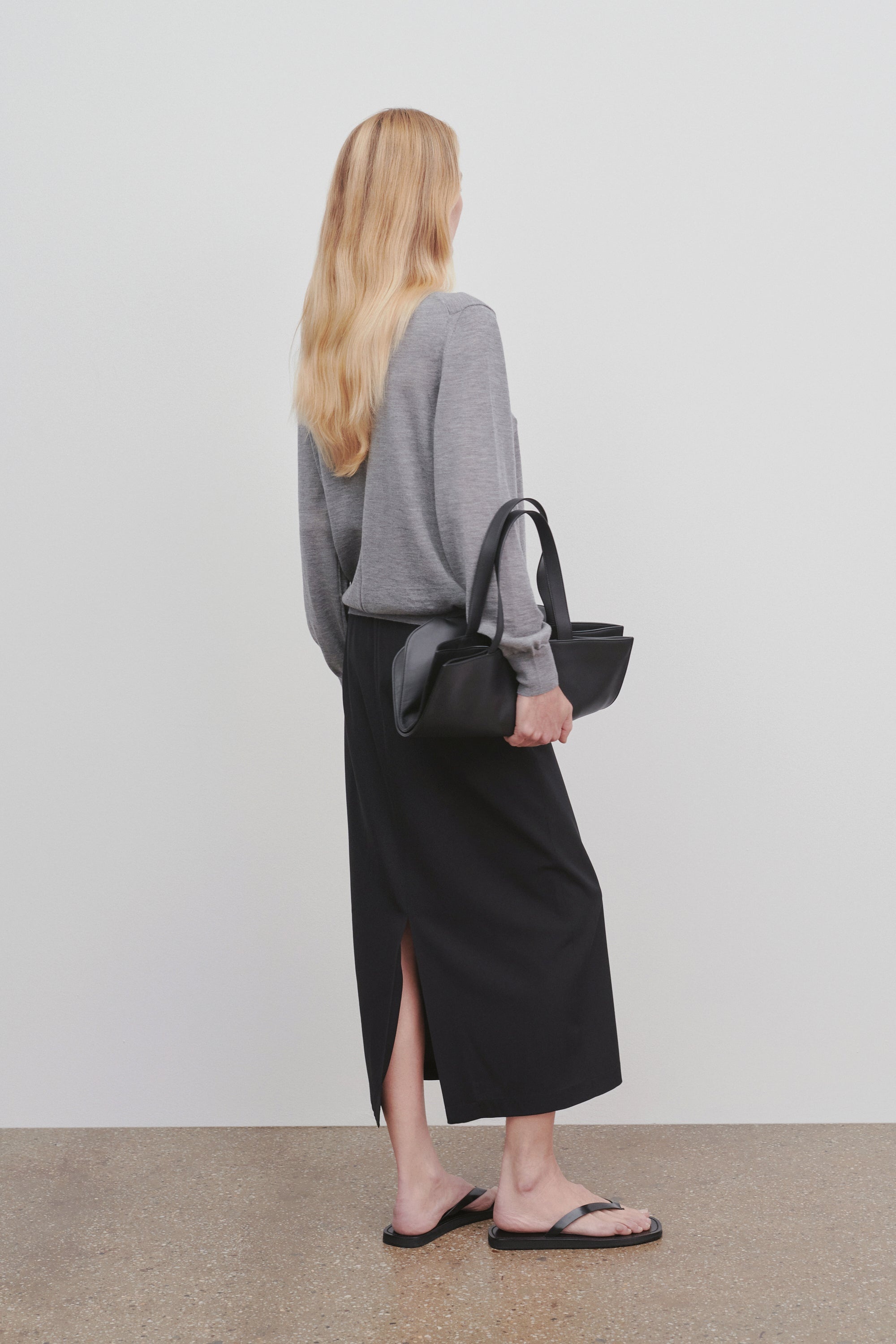 Matias Skirt in Viscose and Wool - 5