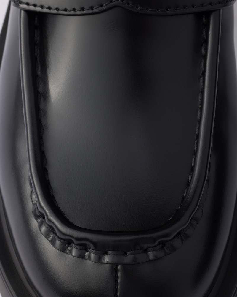 Brushed leather loafers 7