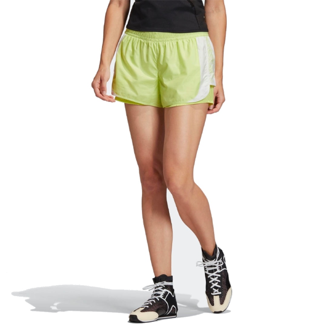 (WMNS) adidas Stella McCartney Shorts Asia Sizing 'Green' FK9699 - 3