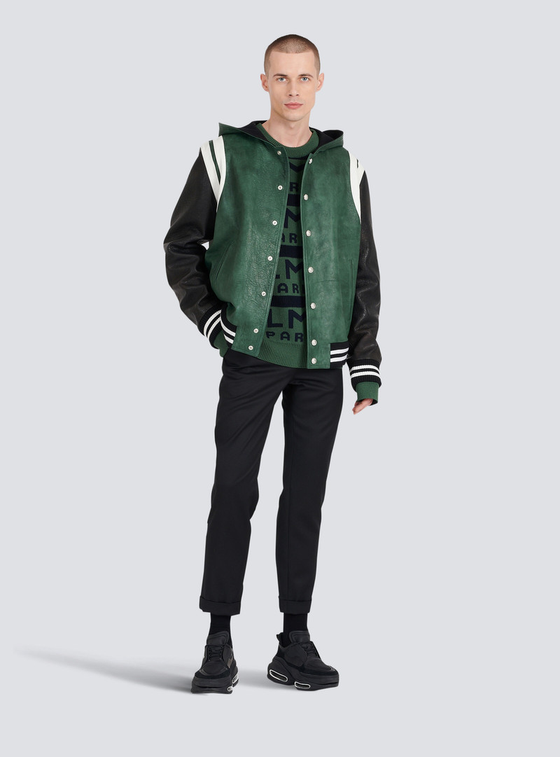 Balmain Sweater embroidered with Balmain Paris logo outlook