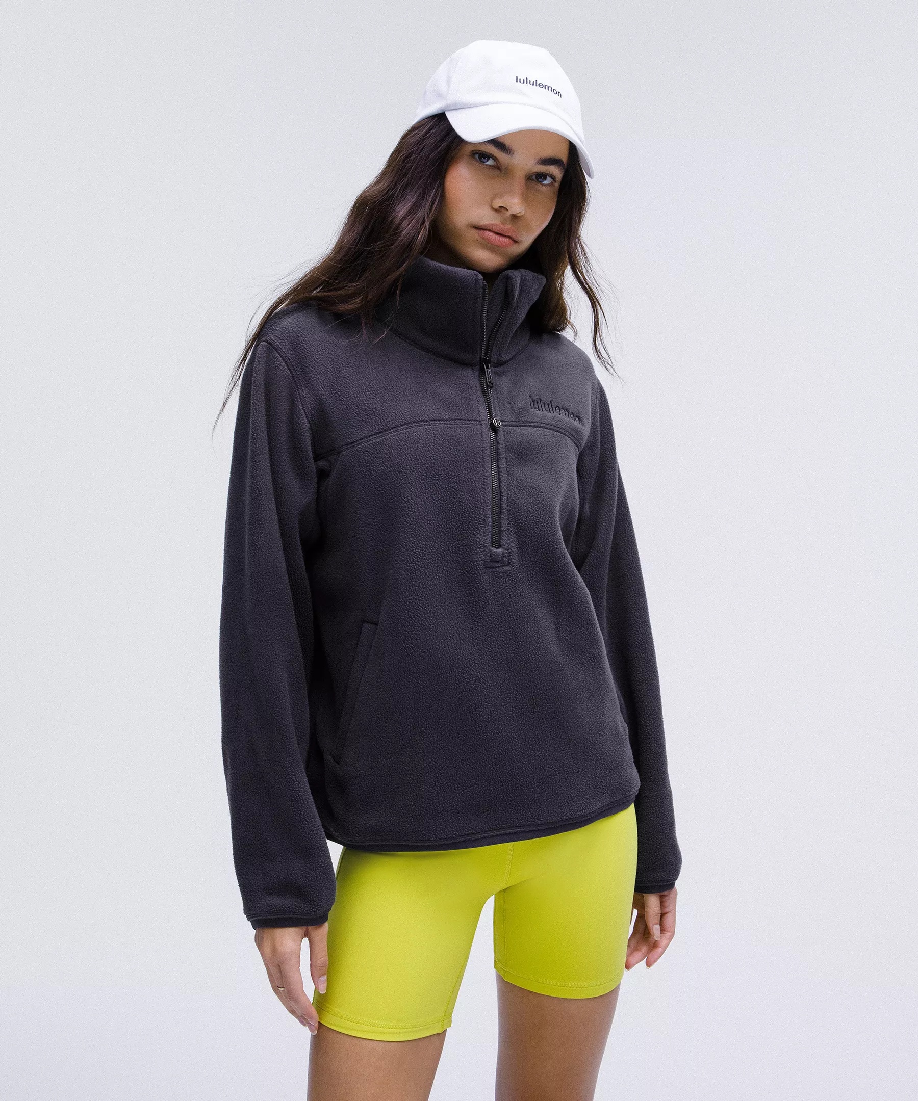 lululemon Half-Zip Fleece Pullover - LW3HIZS-032665 | REVERSIBLE