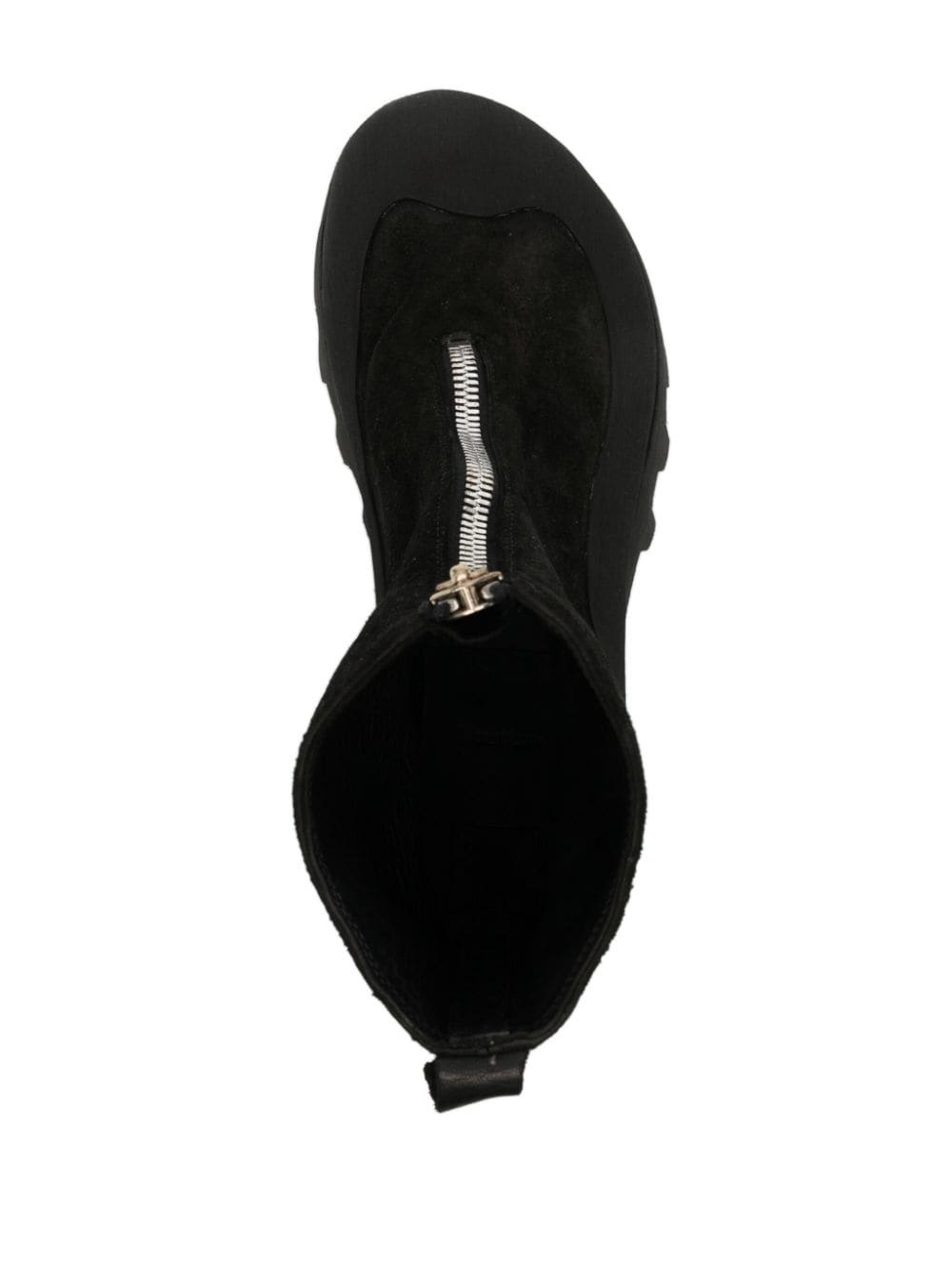 zip-fastened leather boots - 4