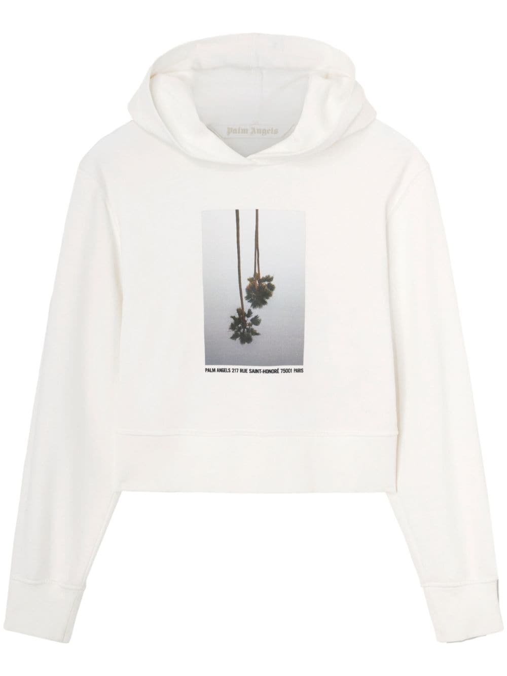 Palm Angels Mirage cotton hoodie, farfetch