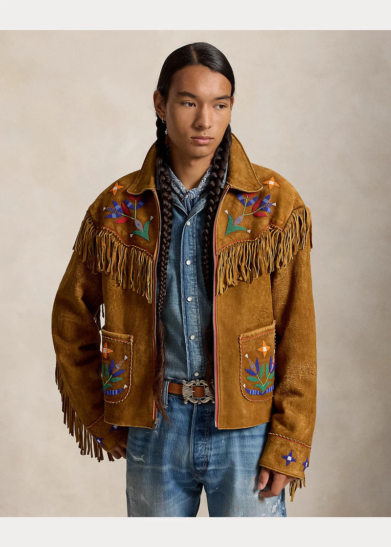 PRL x TÓPA Standing Sage Fringe Jacket 11