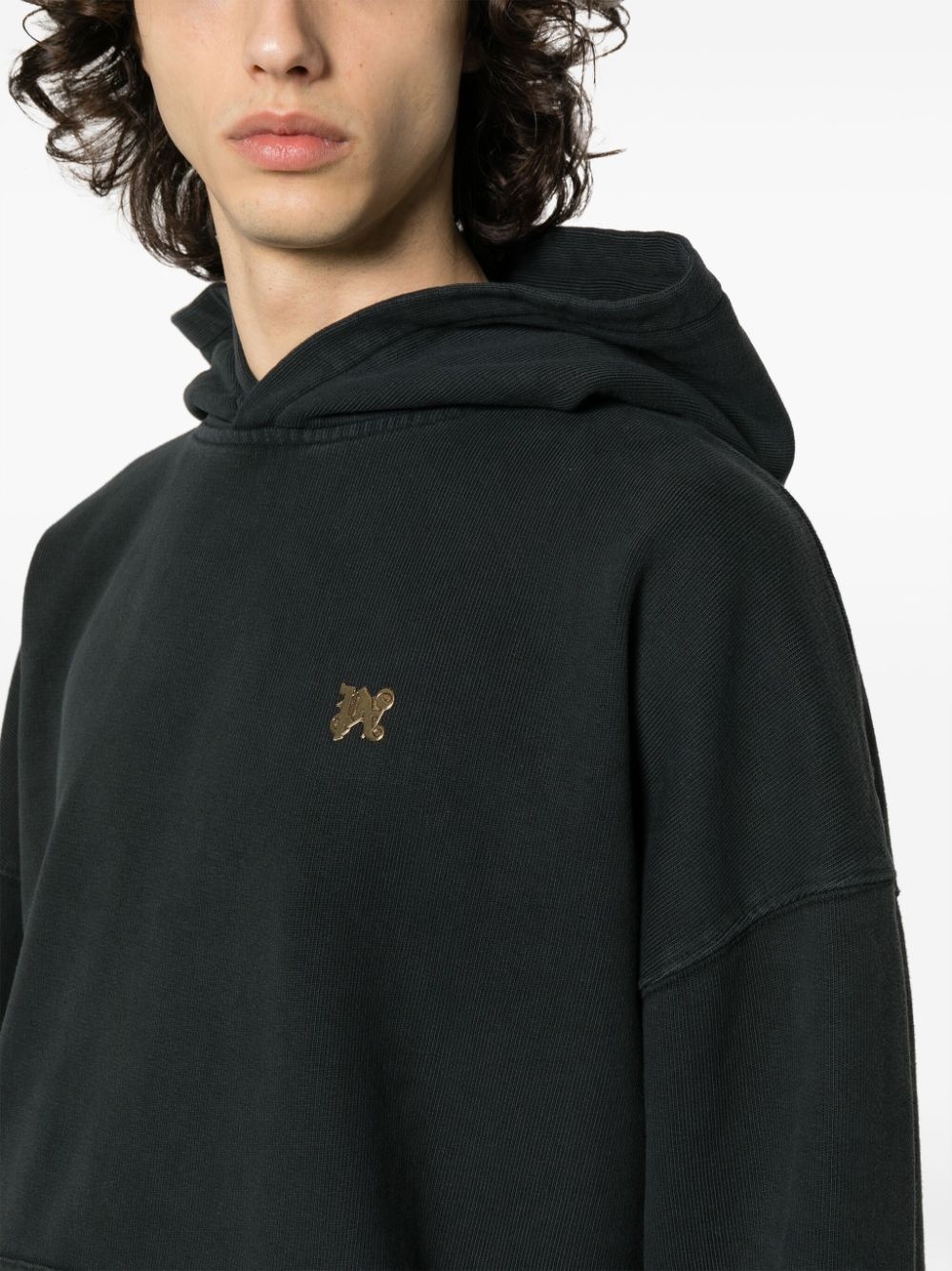Foggy logo-print hoodie - 5