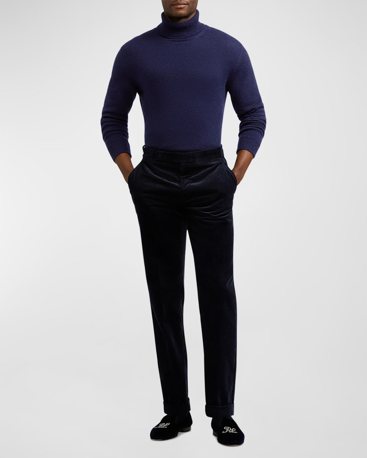 Men's Classic Chairman Navy Sweater - 3