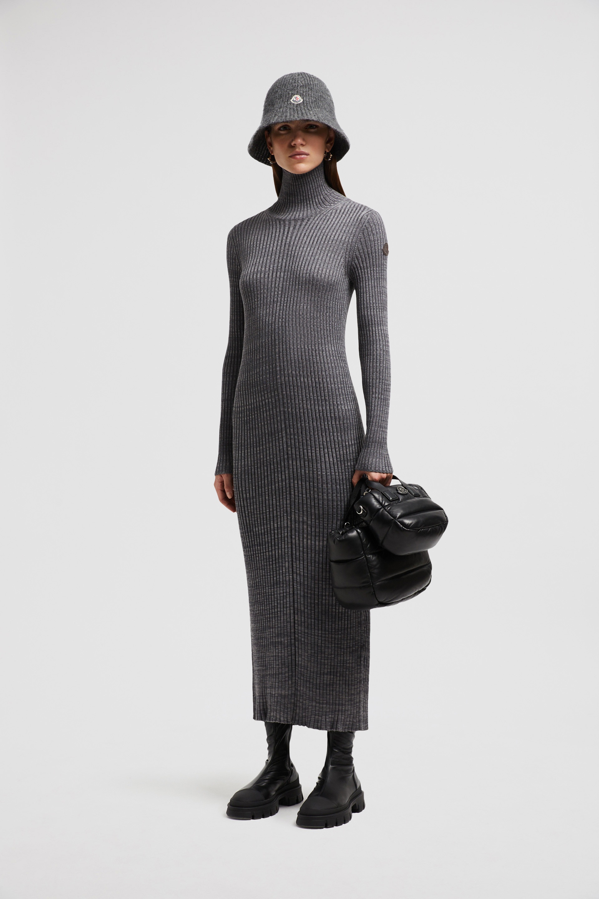 Moncler Wool Midi Dress | REVERSIBLE