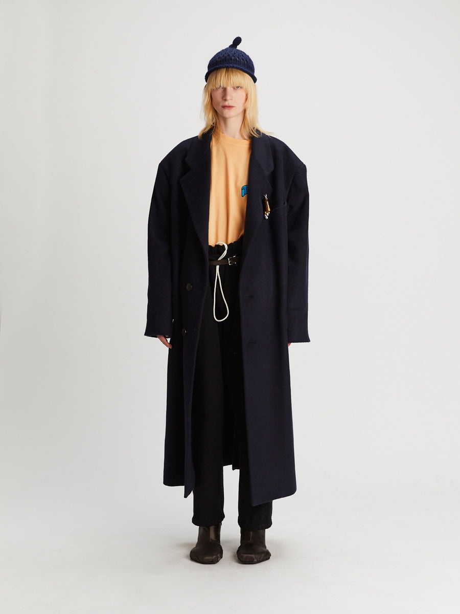 Vagabonda Big Coat Deep Blue - 7