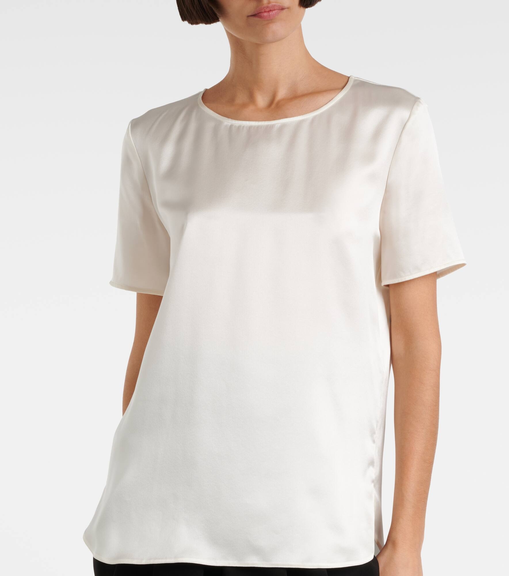 Dida silk satin T-shirt - 6