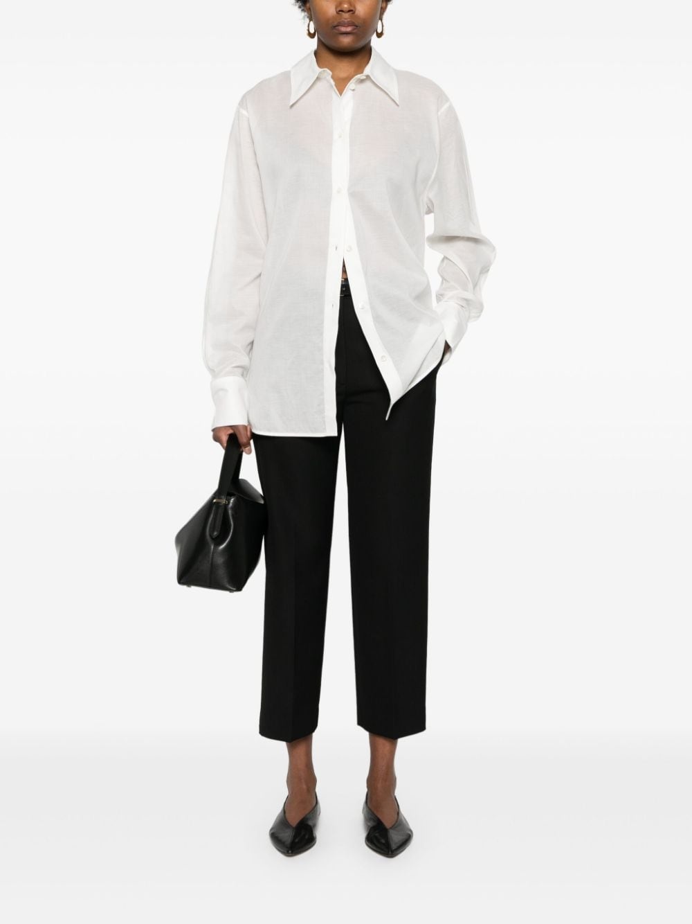 long-sleeve cotton shirt - 2