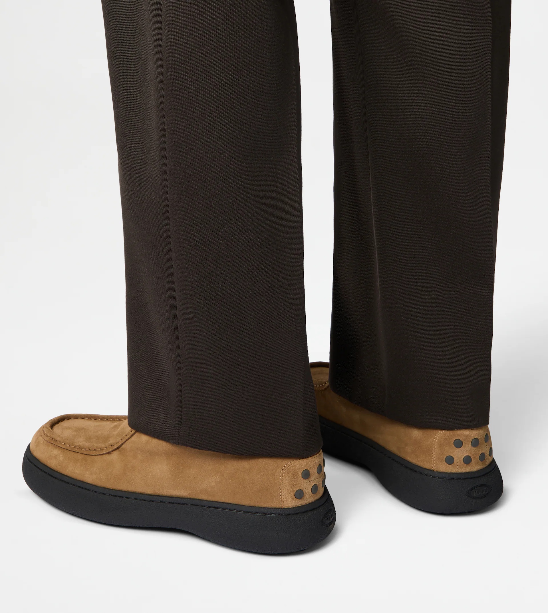 TOD'S W. G. ANKLE BOOTS IN SUEDE - BROWN - 2