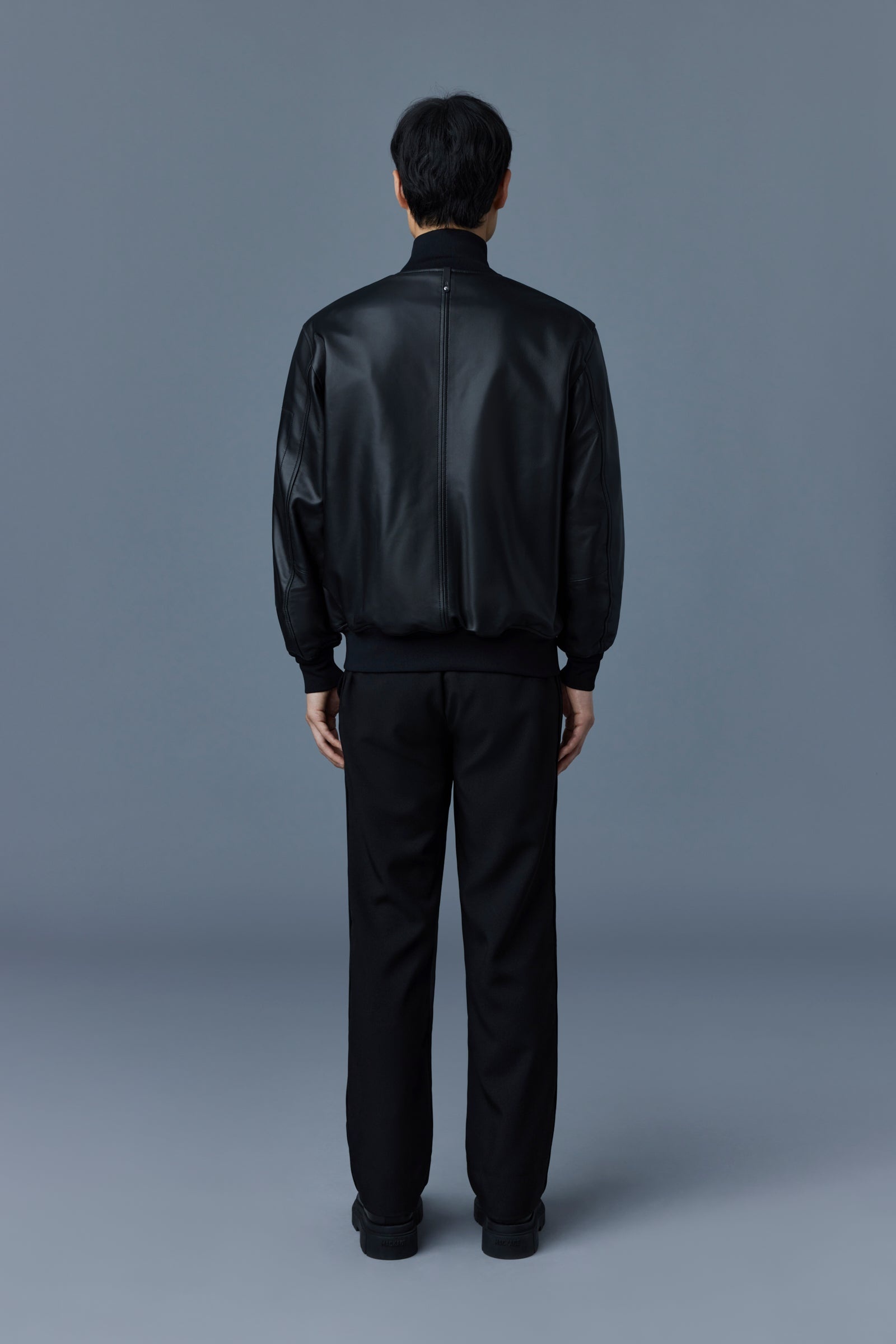 EASTON 2-in-1 lamb leather bomber jacket - 5