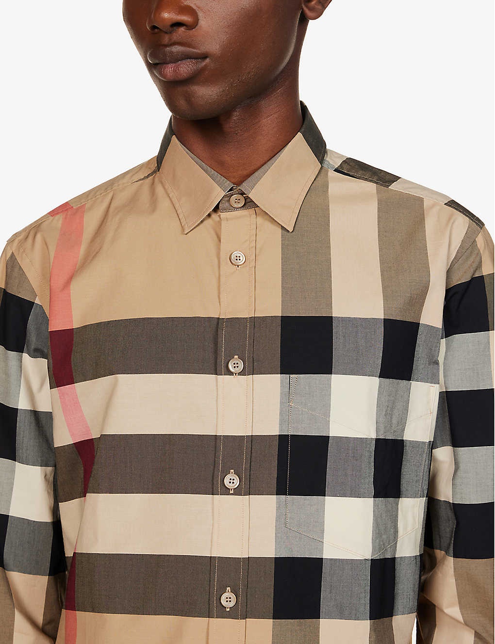 Somerton checked regular-fit stretch-cotton shirt - 5