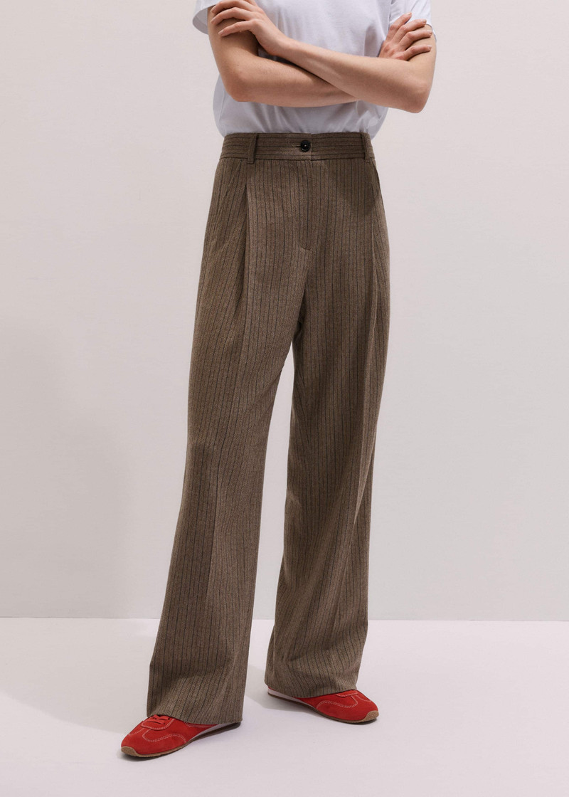 ME+EM Pleat Tapered Trouser outlook