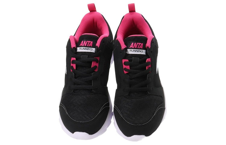 (WMNS) ANTA Running Series Sneakers 'Black Fuchsia White' 92625512-5 - 4