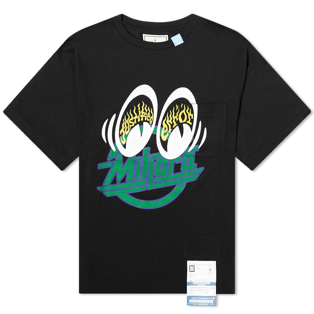 Maison MIHARA YASUHIRO Eye Print Logo Tee - 1