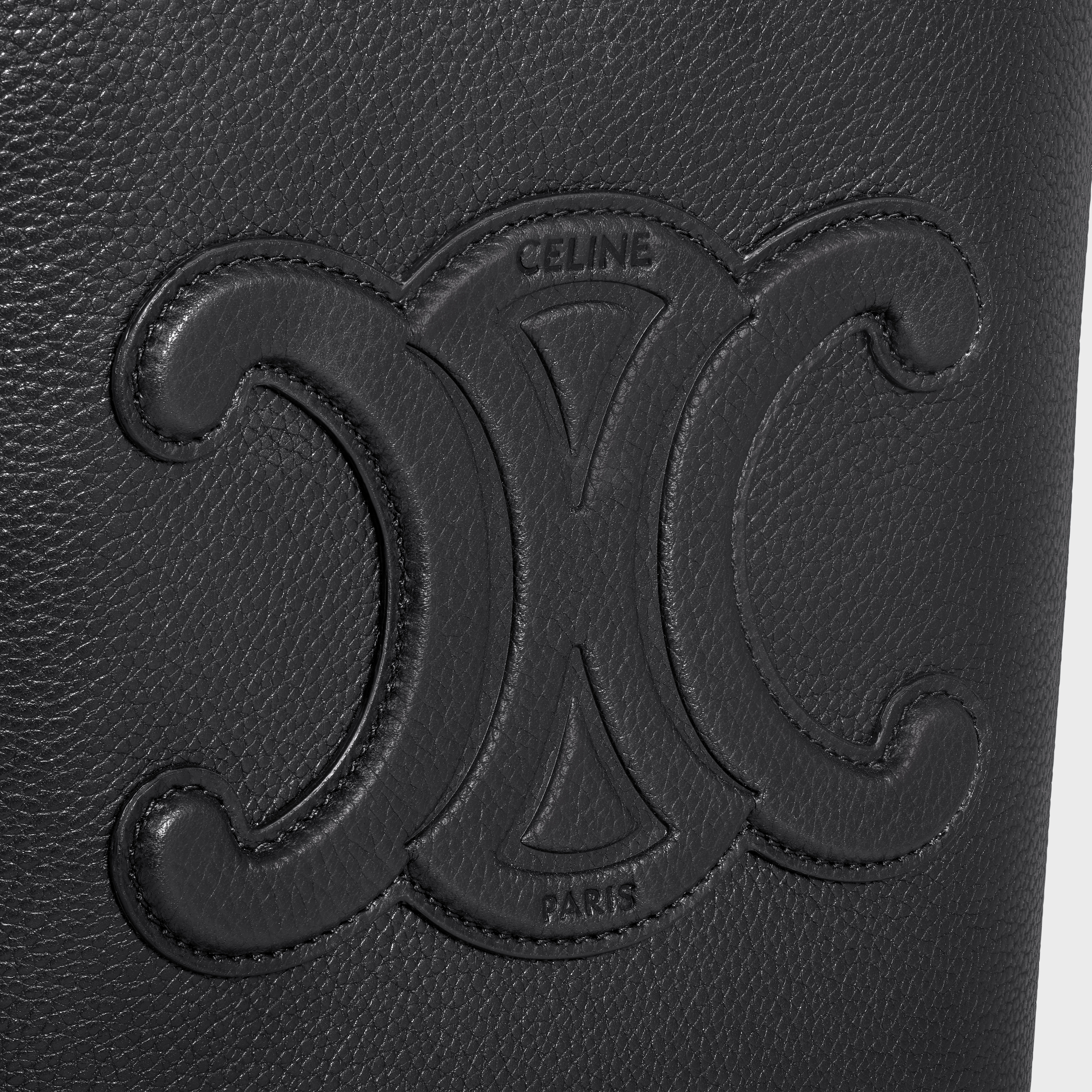 SMALL BUCKET CUIR TRIOMPHE in Grained calfskin - 4