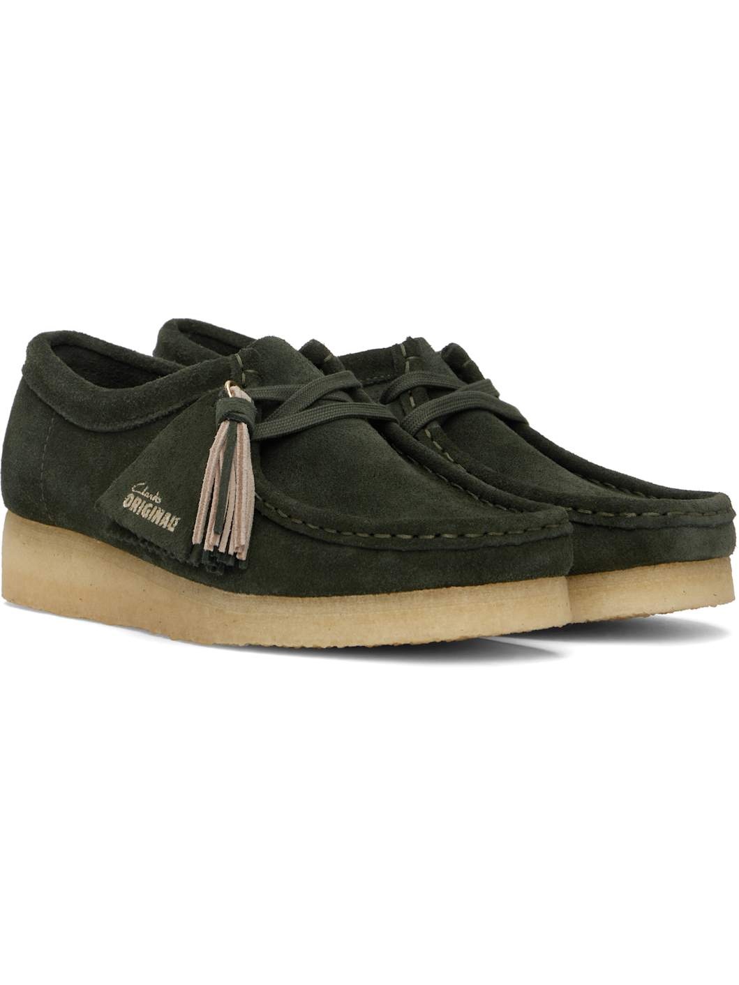 Green Wallabee Derbys - 4