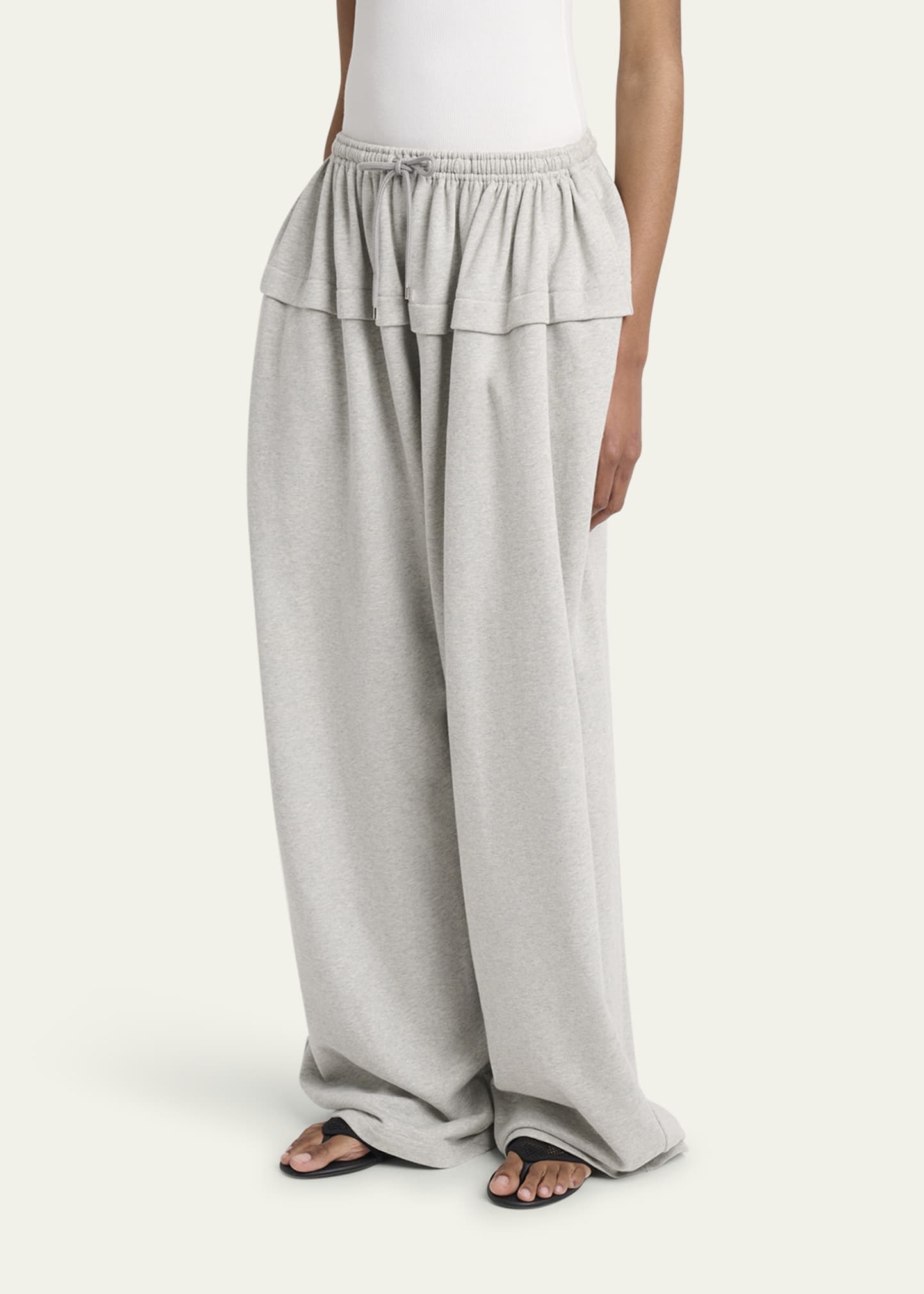 Ruffle Detail Track Pants - 4