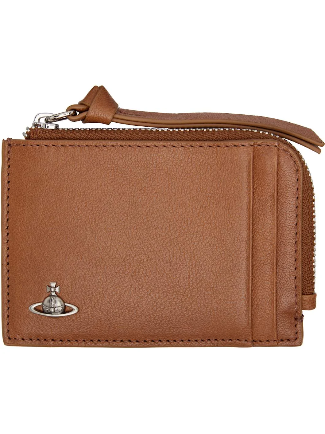 Brown Zip Card Holder - 1