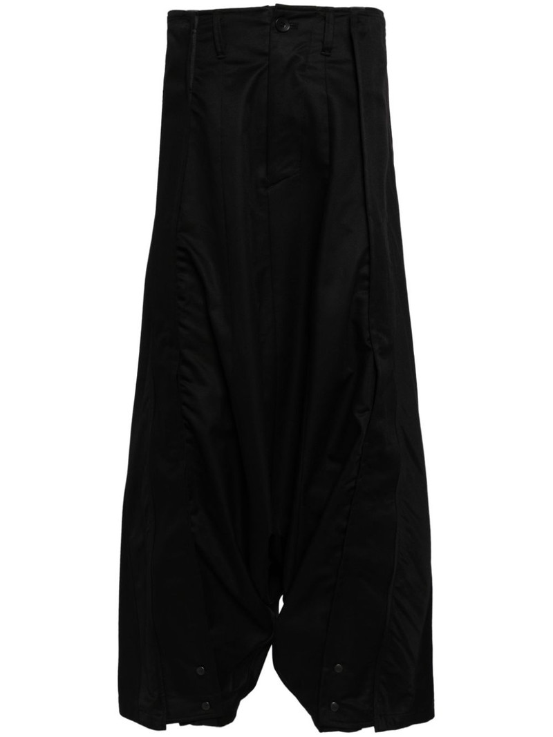 loose fir cotton blend trousers 1