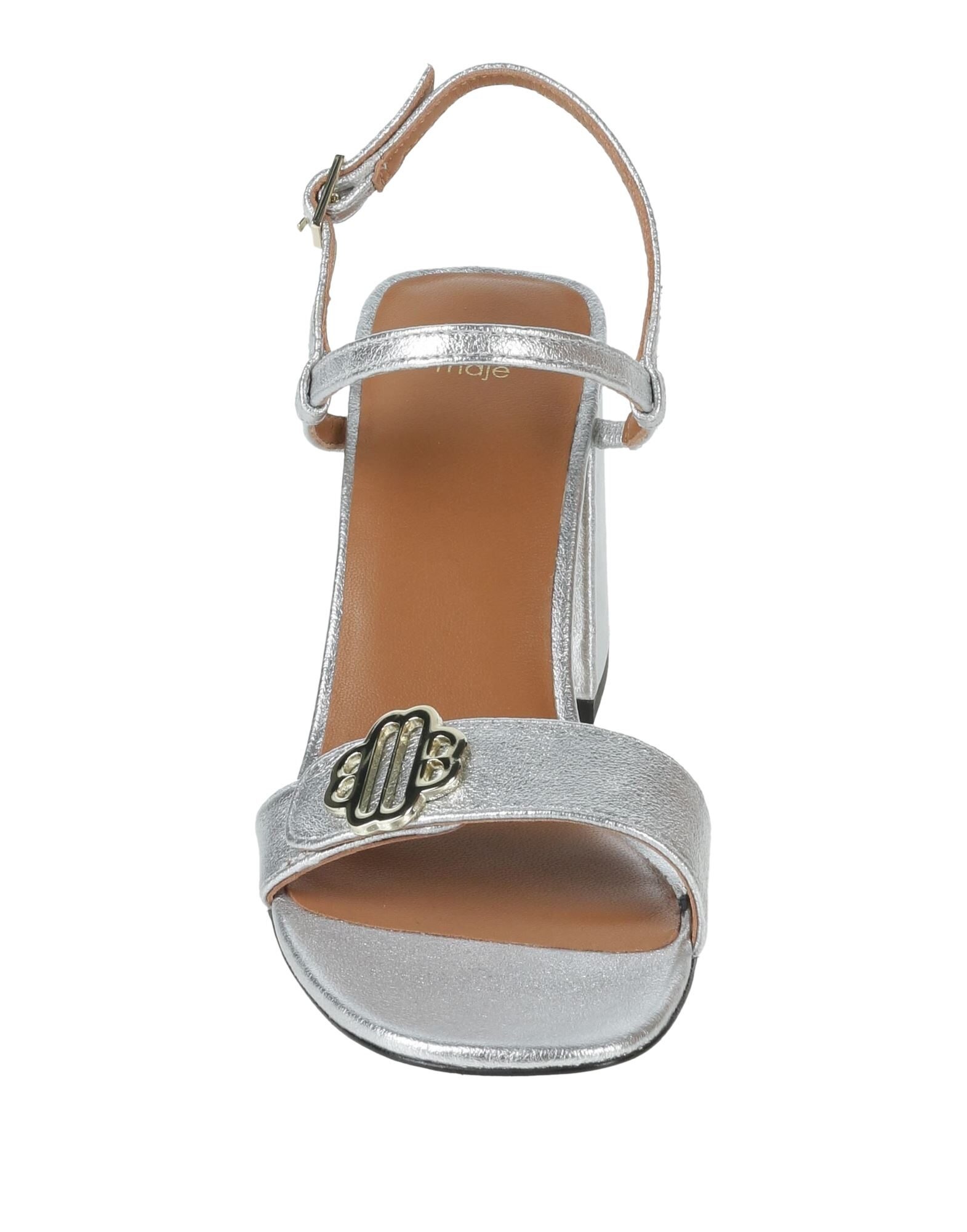 Silver Women's Sandals - 4