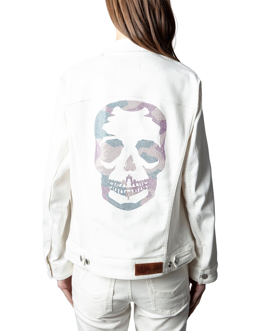 Zadig & Voltaire Kase Denim Camo Skull Slim Fit Jacket - 2