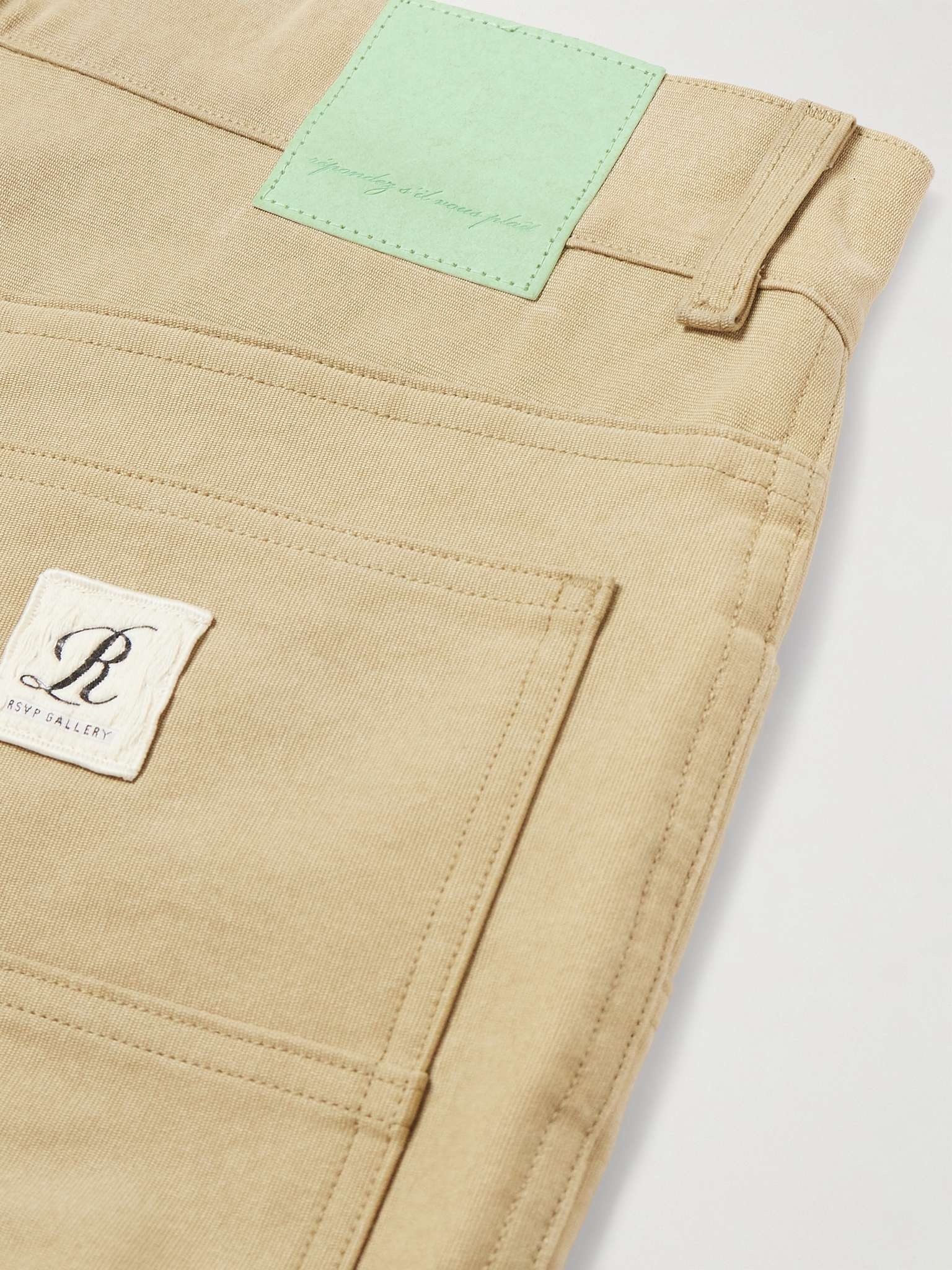 + RSVP GALLERY Ewing Straight-Leg Cotton-Twill Carpenter Trousers - 5
