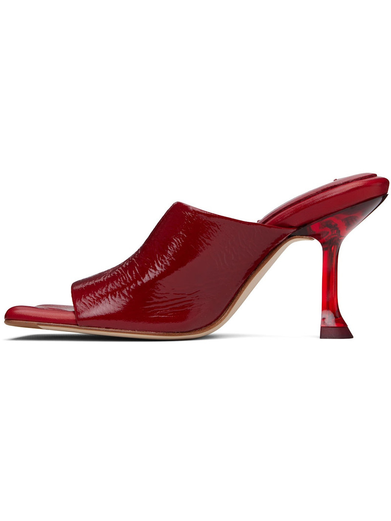Red Miri Mules 3
