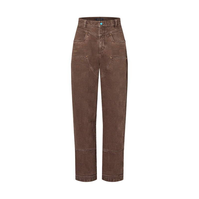 Damier Workwear Denim Pants 1