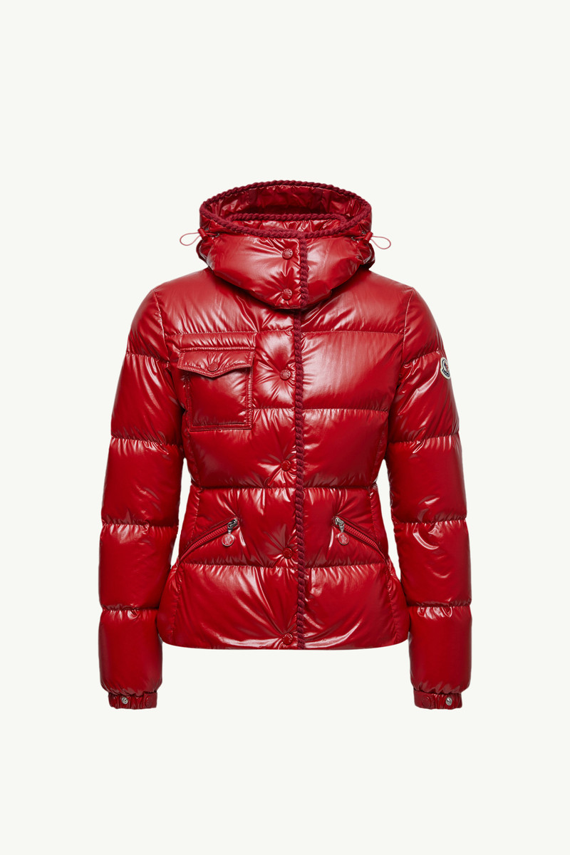 Glareins Braided Trim Hooded Short Down Jacket 1