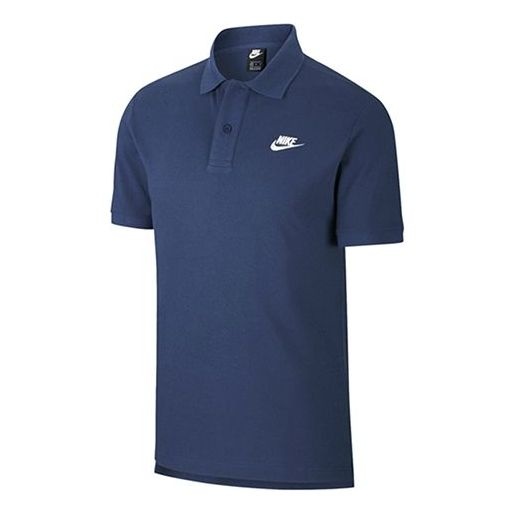 Nike Nsw Ce Polo Matchup Casual Sports lapel Short Sleeve Polo Shirt Blue CJ4456-410 - 1