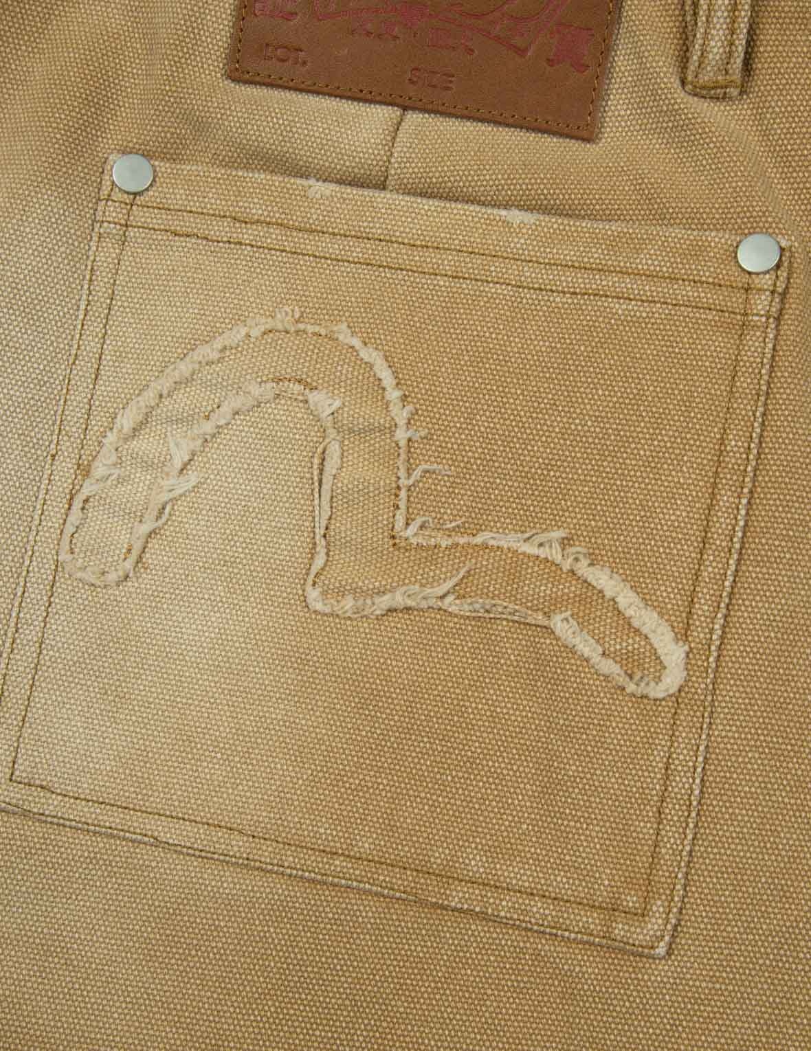 SEAGULL APPLIQUÉ EMBROIDERY BAGGY FIT CARPENTER PANTS - 13