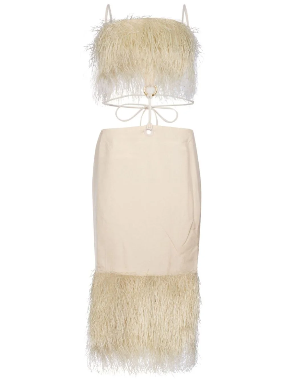 La robe Raphia fringed dress - 1